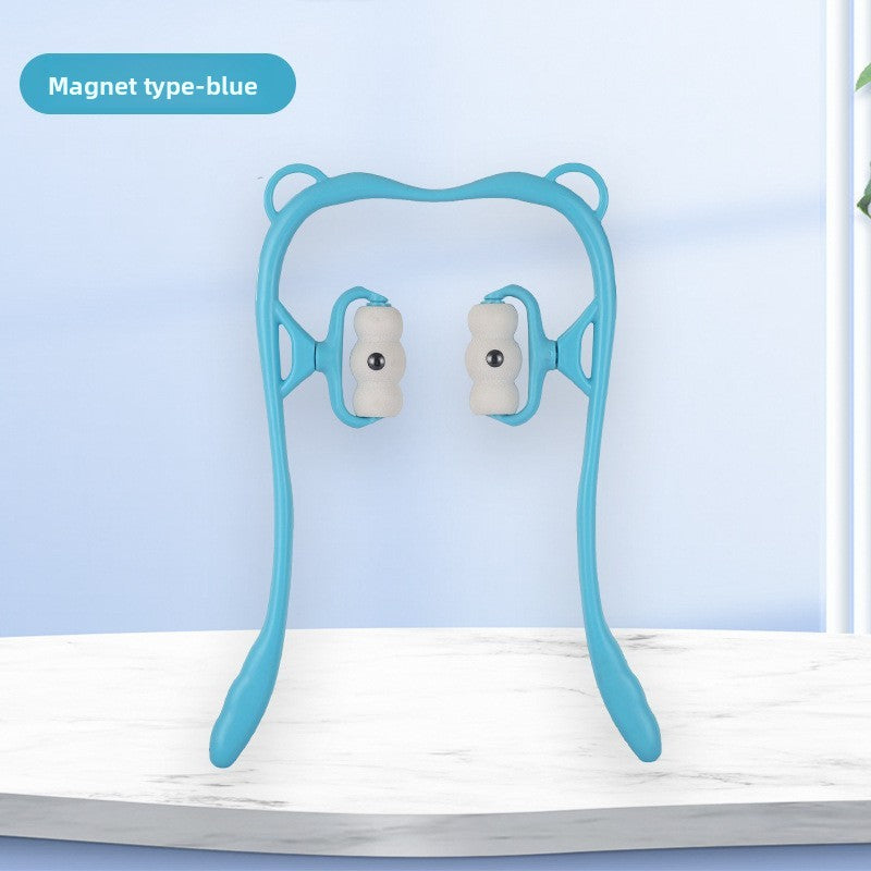 Manual Cervical Neck Massager with 6 Wheels