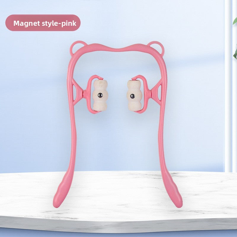 Manual Cervical Neck Massager with 6 Wheels