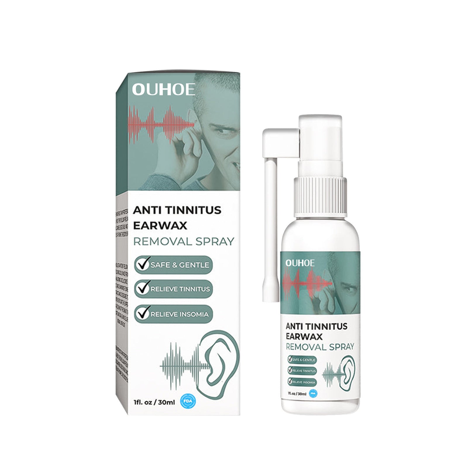 Ear Discomfort Clean Earwax Ear Health Care Spray