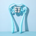 Manual Cervical Neck Massager with 6 Wheels