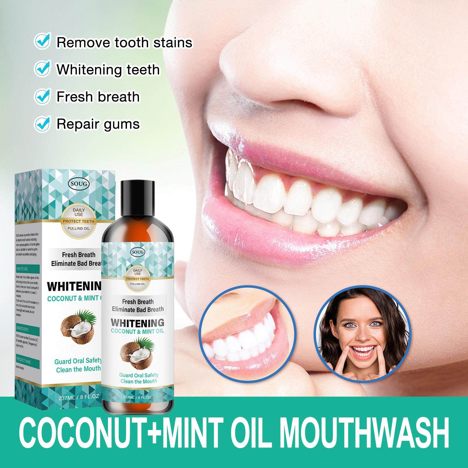 Coconut Mouthwash Fresh Care Cleans