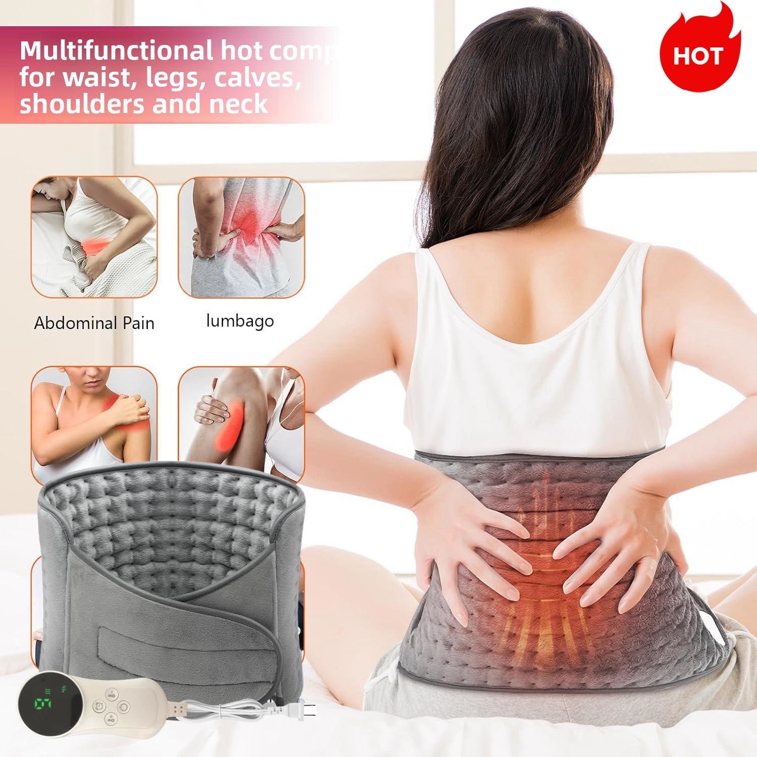 Heating Pad Waist Belt