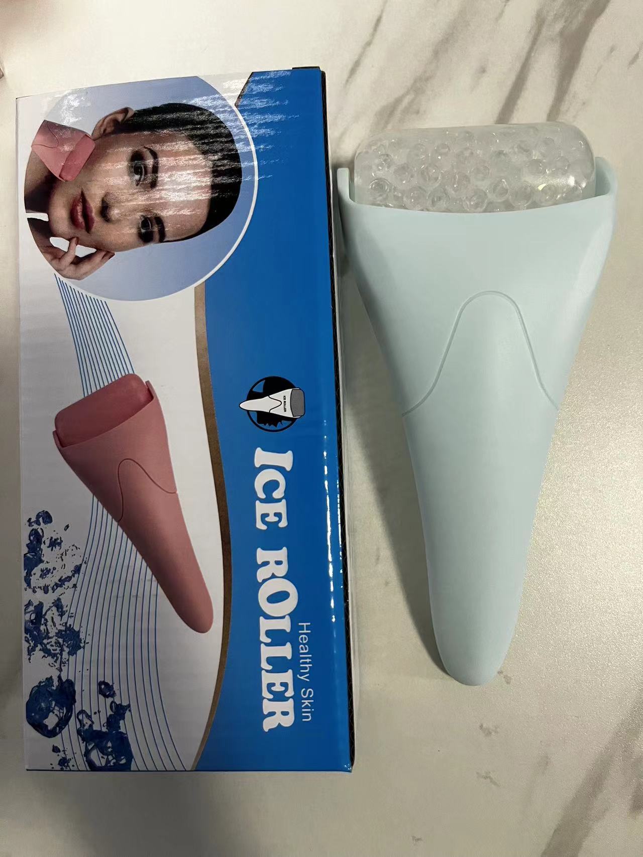 Facial Ice Roller Massager Cooling Therapy Tool